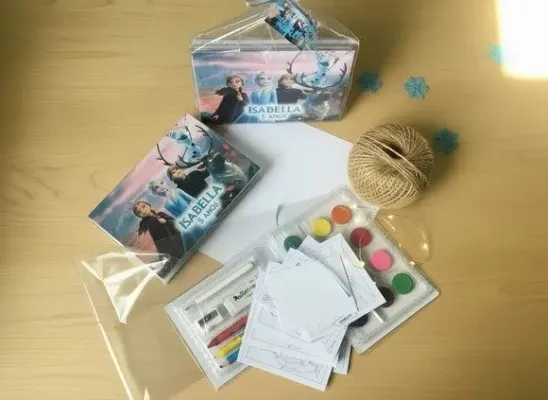 Estojo de Pintura - Frozen Personalizado - artesanato de Mi Papelaria Criativa