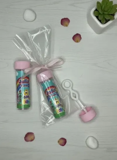 Bolha de Sabão - Galinha Pintadinha Personalizado - artesanato de Mi Papelaria Criativa