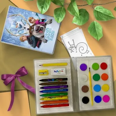Estojo de Pintura - Frozen Personalizado - artesanato de Mi Papelaria Criativa
