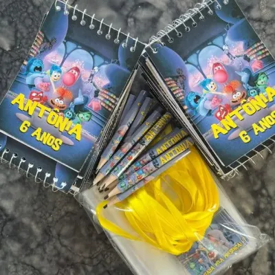 Bloquinho Divertidamente Personalizado - artesanato de Artmanha Lembrancinhas