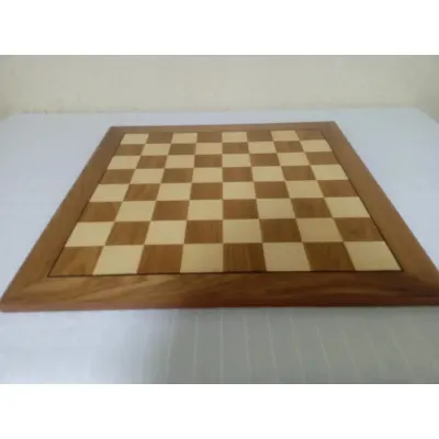 Tabuleiro de Xadrez Tradicional Freijó Extra Grande - artesanato de Casa da Marchetaria