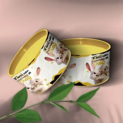 Tubo Lata - Páscoa Personalizada - artesanato de Mi Papelaria Criativa