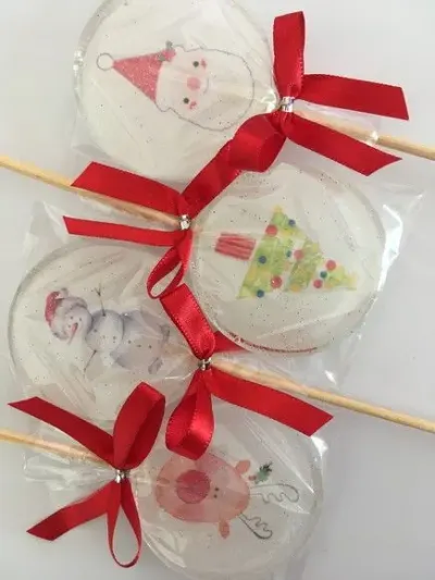 Pirulito Natal - artesanato de Lollipops Cristal