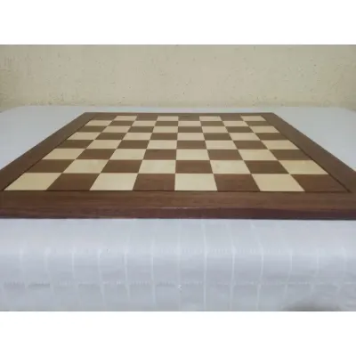 Tabuleiro de Xadrez Tradicional Nogueira Extra Grande