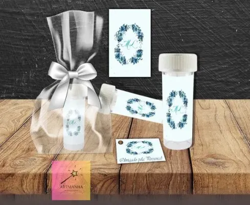 Bolha de Sabão Casamento Personalizada - artesanato de Artmanha Lembrancinhas