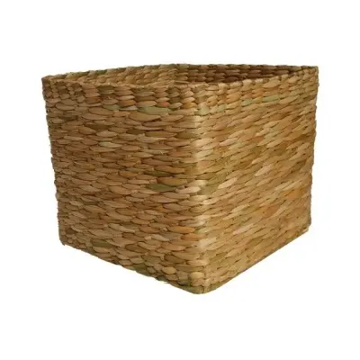 Kit com 4 Cestos e 4 Caixa com Tampa Taboa Nt 26x40x30 - artesanato de Mundo Urbano