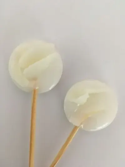 Pirulitos Frutados - Coco - artesanato de Lollipops Cristal
