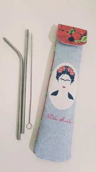 Porta canudo ecológico - artesanato de Innovare Studio