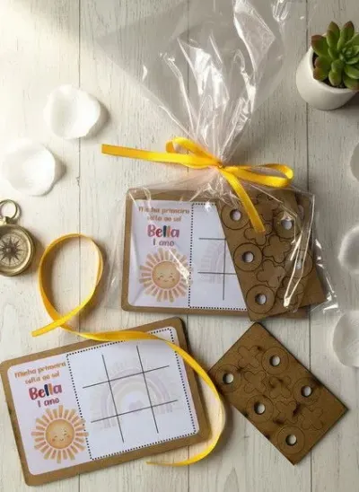Jogo da Velha - Solzinho Personalizado - artesanato de Mi Papelaria Criativa