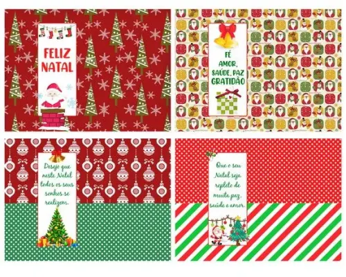 60 Rótulos para Bis Natal Pronta Entrega - artesanato de PAPCRIE