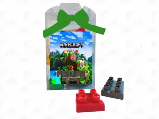 Bloco de Montar Minecraft Personalizada - artesanato de creativitybynina