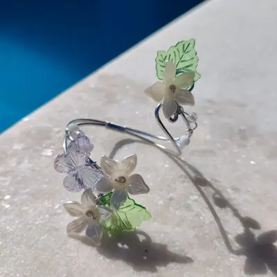 Bracelete fada - artesanato de Aurea cristais bijuterias