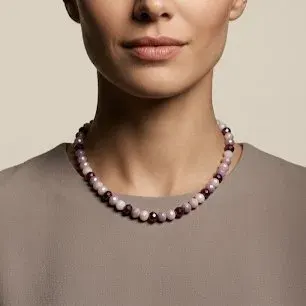 Colar em cristal - artesanato de Abbracio Bijoux