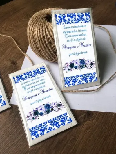 Lagrima de Alegria Personalizada - artesanato de creativitybynina