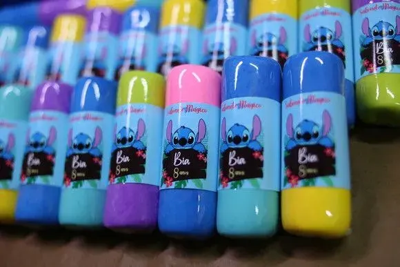 Lembrancinha Infantil Sabonete Massinha Stich - artesanato de Juliana Biz - casa e bem estar