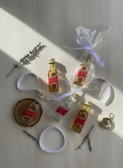Garrafinha - 20ml Personalizada - artesanato de Mi Papelaria Criativa