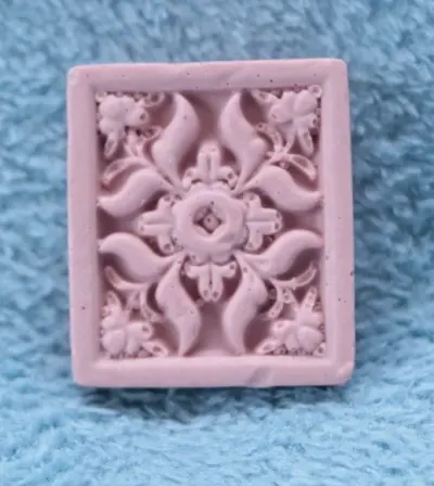 Sabonete natural Argila Rosa - artesanato de Juliana Biz - casa e bem estar