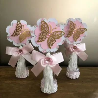 Tubete Jardim Das Borboletas - artesanato de Fina Essência Papelaria Personalizada