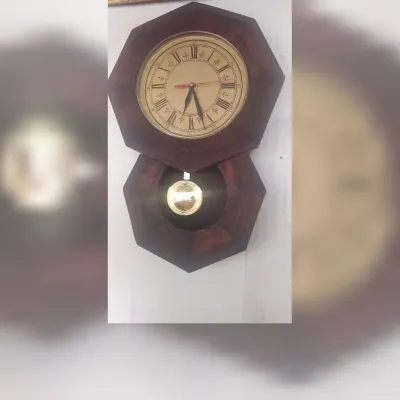 Relógio de Parede Artesanal 8 do 8. - artesanato de RR Artesanatos