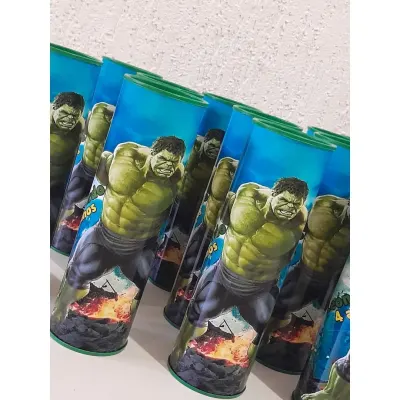tubolata personalizada Hulk lembrancinha - artesanato de ateliê Rocha