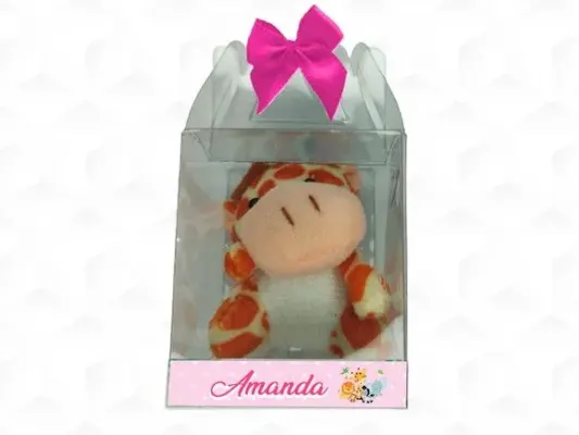 Pelúcia de Girrafa Personalizada - artesanato de creativitybynina