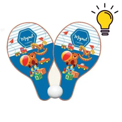 Raquete Ping Pong - Brinquedos - artesanato de Mi Papelaria Criativa
