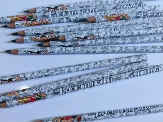 Lápis personalizado - artesanato de Mi Papelaria Criativa