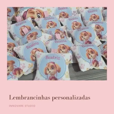 Almochaveiros personalizados - artesanato de Innovare Studio