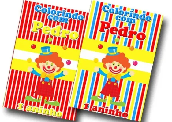 Revista de colorir Circo 14x10 - artesanato de PAPCRIE