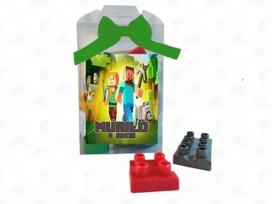 Bloco de Montar Minecraft Personalizada - artesanato de creativitybynina