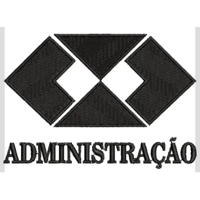 Brasão Administração - artesanato de DLK EMBROIDERY