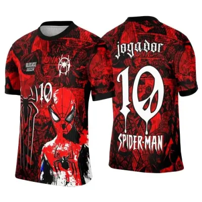 Camisa Interclasse Modelo 282 Homem-Aranha Vermelho - artesanato de JD PRINT 3D