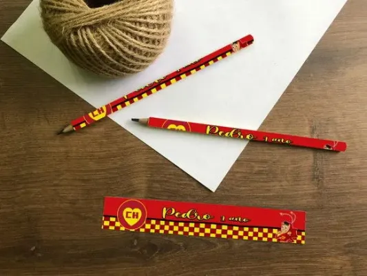 Lápis Capolin Personalizado - artesanato de Mi Papelaria Criativa