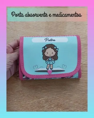 Porta Absorvente - Boneca - artesanato de Innovare Studio