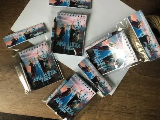Bloquinho Frozen Personalizado. - artesanato de creativitybynina