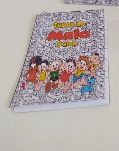 Bloquinho Turma da Mônica Personalizado - artesanato de creativitybynina