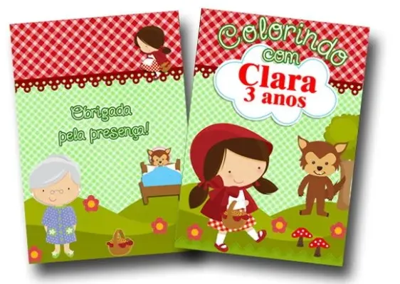 Revista Chapeuzinho Vermelho 14x10 - artesanato de PAPCRIE