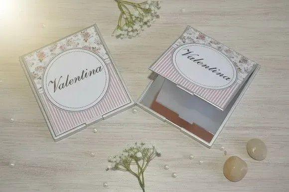 Lembrancinha Espelho - Personalizado - artesanato de Mi Papelaria Criativa