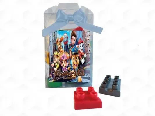 Bloco de Montar Patrulha Canina Personalizada - artesanato de creativitybynina