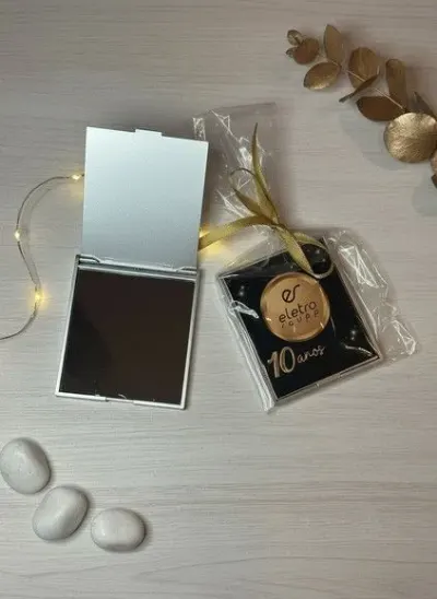 Espelho - Personalizado - artesanato de Mi Papelaria Criativa
