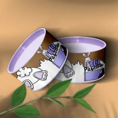 Tubo Lata - Páscoa Personalizada - artesanato de Mi Papelaria Criativa