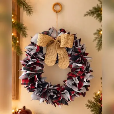 Guirlanda Natal - artesanato de Podentrar