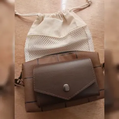 Kit Nécessaire e Carteira (sintético) - artesanato de Innovare Studio