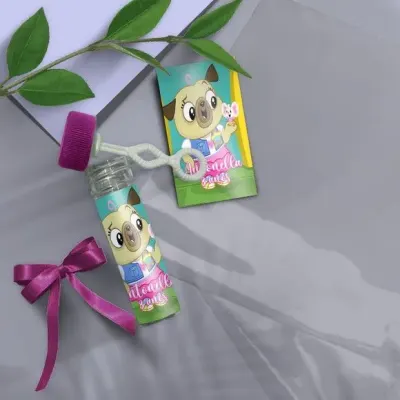 Bolha de Sabão - Chip Personalizado - artesanato de Mi Papelaria Criativa