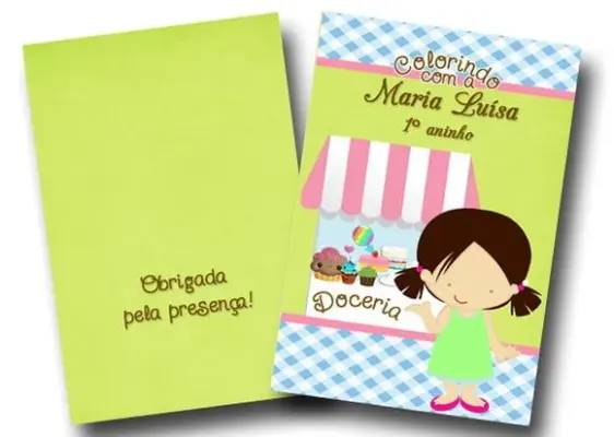 Revista colorir confeitaria 14x10 - artesanato de PAPCRIE