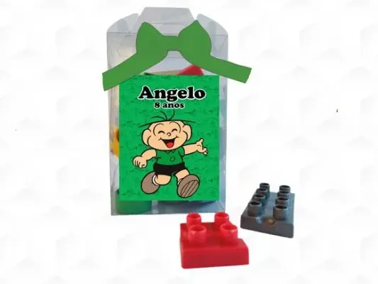 Bloco de Montar Cebolinha Personalizada - artesanato de creativitybynina