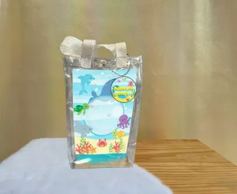 Sacola Transparente Fundo do Mar Personalizado - artesanato de Artmanha Lembrancinhas