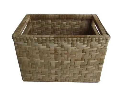 Taboa Cesto Caixote Natural 50x50x50 - artesanato de Mundo Urbano