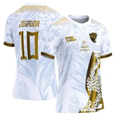Camisa Interclasse Modelo 266 Leopardo Dourado - artesanato de JD PRINT 3D