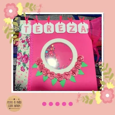 Álbum de Fotos Personalizado para Teresa - artesanato de Ateliê de Criação Usina Caseira